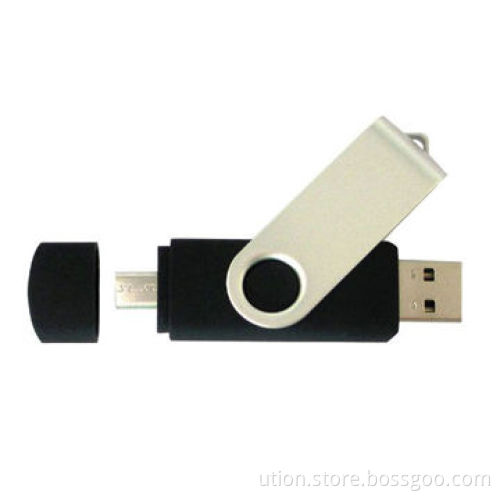 OTG Function USB Flash Drive, 1 to 32GB, for Smartphone Use